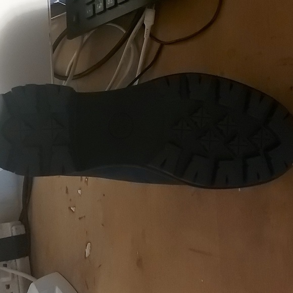 Timbaland Black Rebotl Platform Combat Boots/ Sz 8.5 - Picture 4 of 5